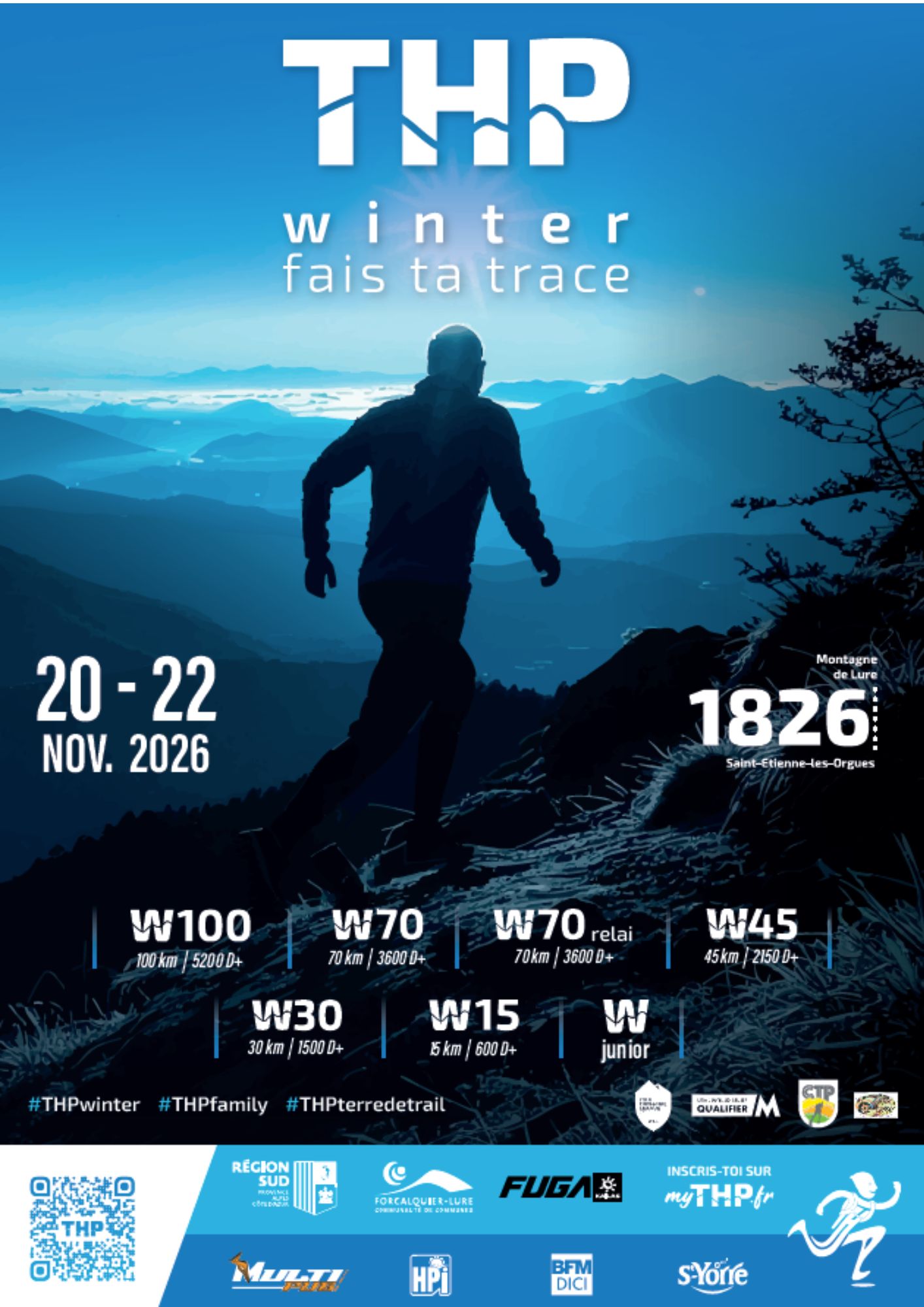 Logo THP Winter - Trail de Haute Provence